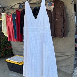 Dress Barn White Midi Dress